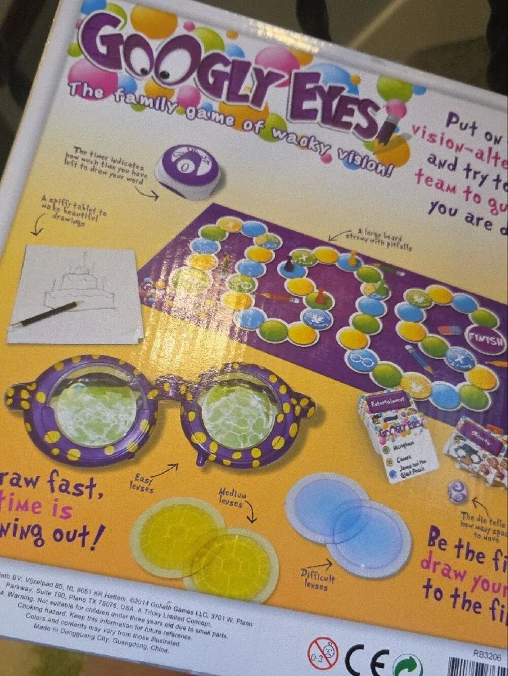 Googly Eyes Family Board Game - Colorful Box